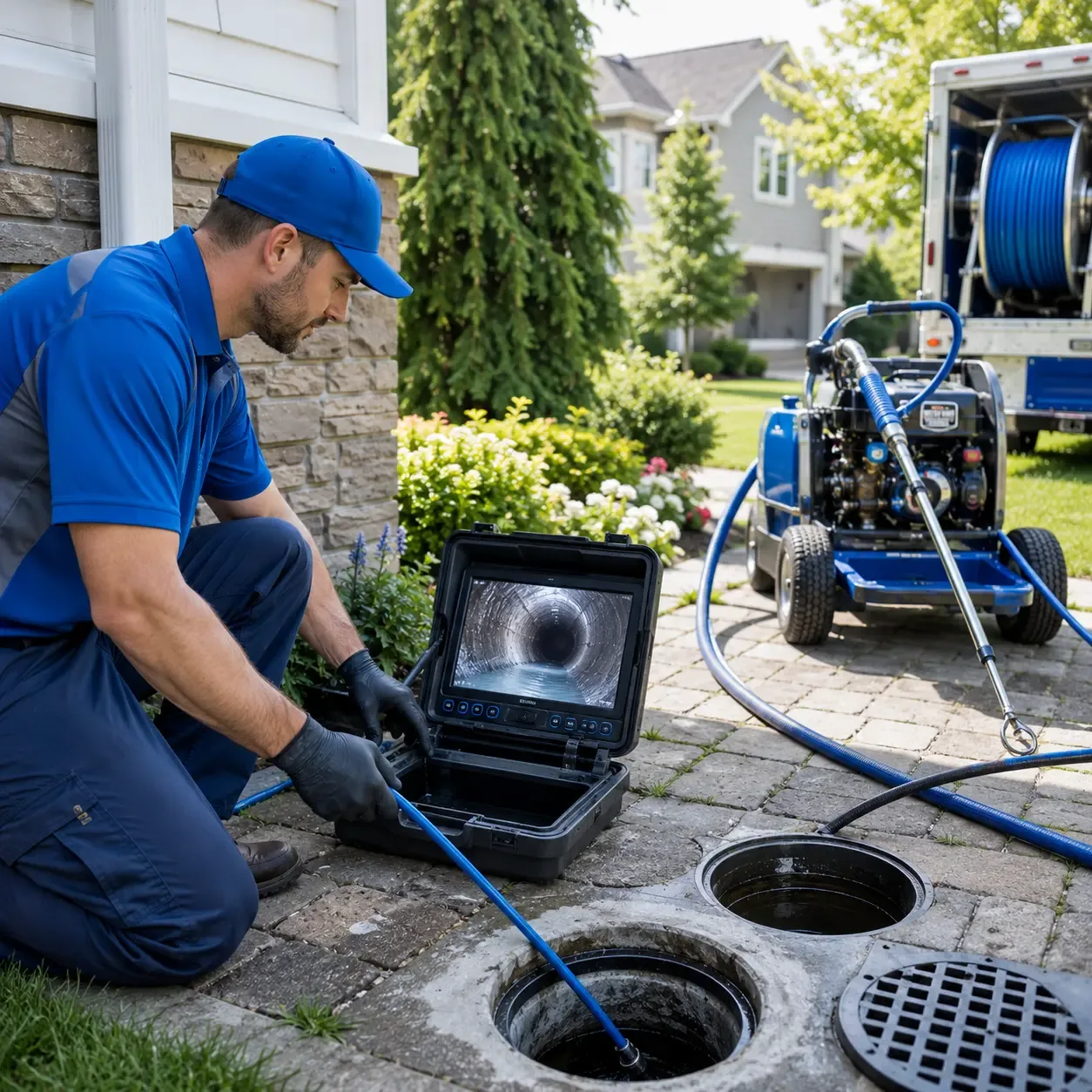 Outdoor drain cleaning professionals serving Pope, MS